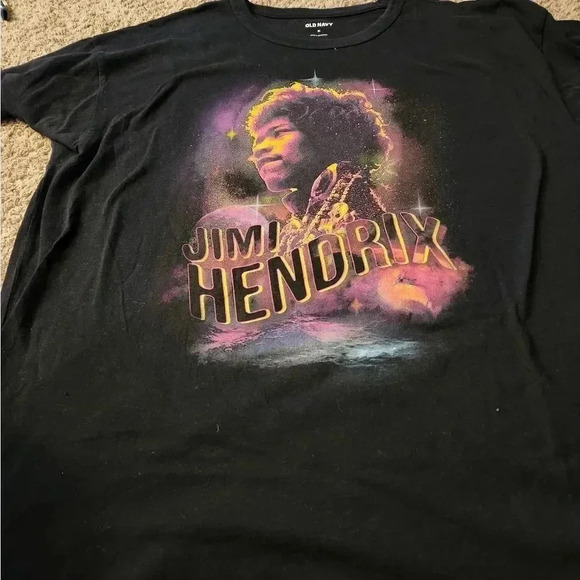 Jimmy Hendrix graphic short‎ sleeve T-shirt - Picture 1 of 2